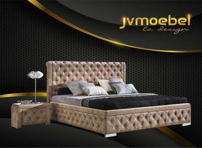 Bett 2x Nachttisch 3 tlg. Schlafzimmer Set Luxus Design Möbel Modern Betten Neu